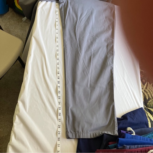 Dickies Drawstring Scrub Pants, Size L, Steel Gray - Picture 7 of 10